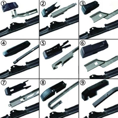 Scheibenwischer Set Satz Premium für Ford Transit 7 - ab 2014 - (14)