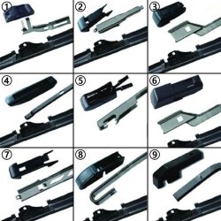 Scheibenwischer Set Satz Premium für Jaguar XF | XJ - 2008-2015 (X250 X351)