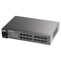 ZyXEL - ES1100-16P - 16 Ports mit 10/100 Mbps - Ethernet Switch