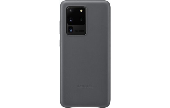 Samsung Leather Cover EF-VG988 für Galaxy S20 Ultra, Gray