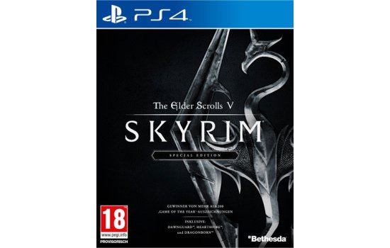 Skyrim PS4 Playstation 4 S.E. AT inkl 3 DLC The Elder Scrolls
