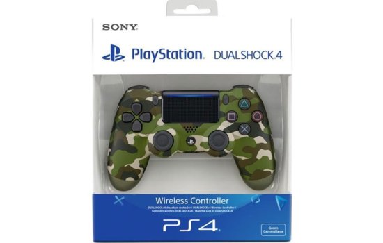 PS4 Controller org. Camouflage V2 wireless Dual Shock 4 grüngrau UN 3481 Li-ion batteries contained in equipment