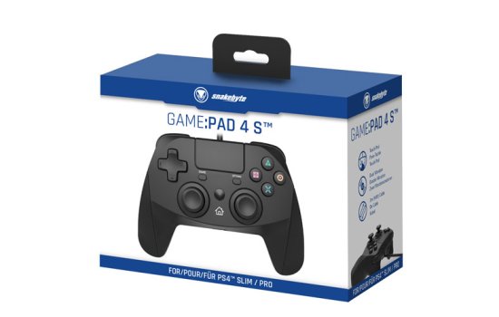 PS4 Controller Game:Pad 4S black Kabel Snakebyte