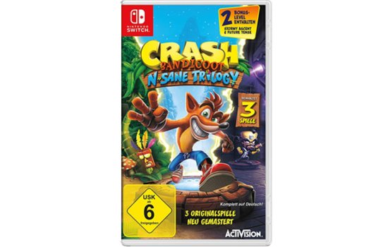 Crash Bandicoot Switch N-Sane Tril. inkl. 2 Bonus Level
