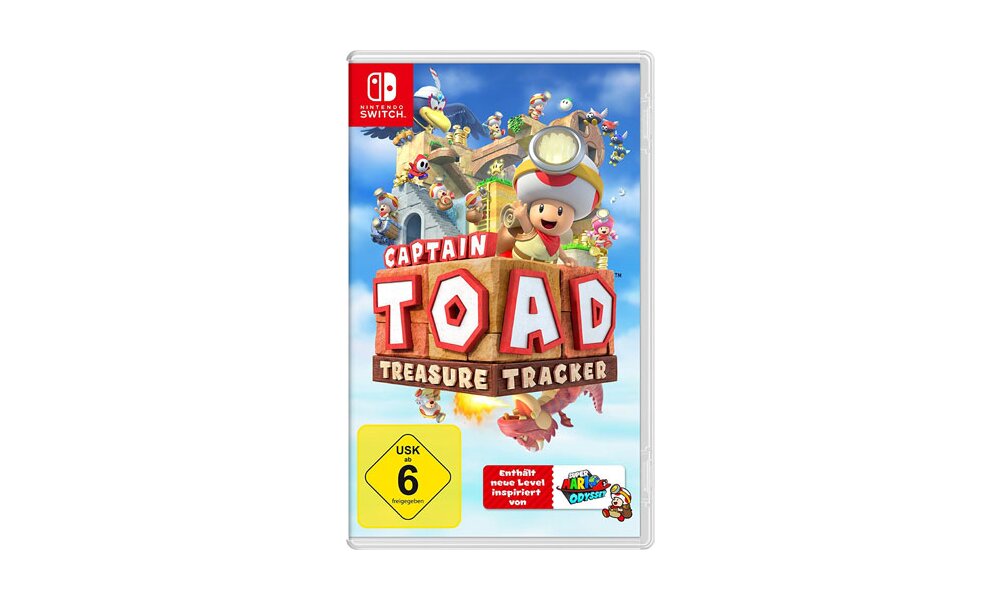 Captain Toad Treasure Tracker Switch box