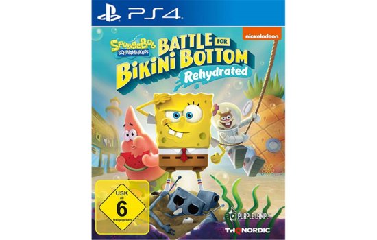 SpongeBob BFBB Rehydrated PS4 Playstation 4 Battle for Bikini Bottom