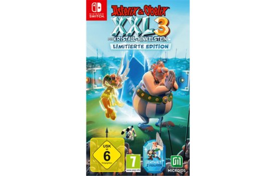 Asterix & Obelix XXL3 Spiel für Nintendo Switch L.E. Kristall-Hinkelstein