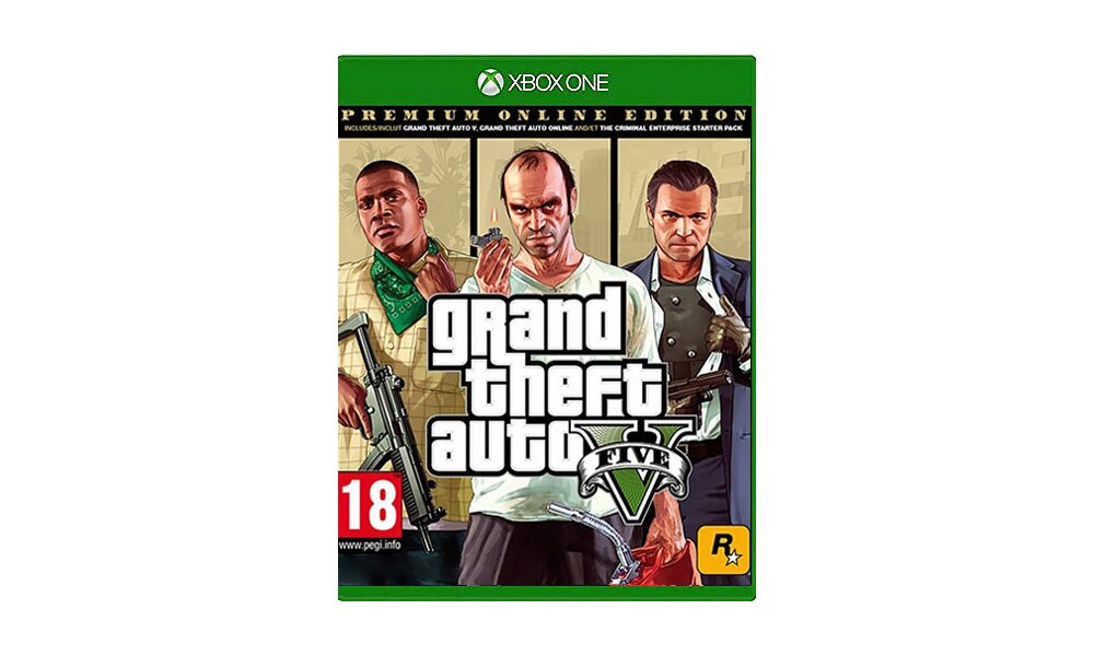 GTA 5 Xbox One Premium AT - NEU & OV box