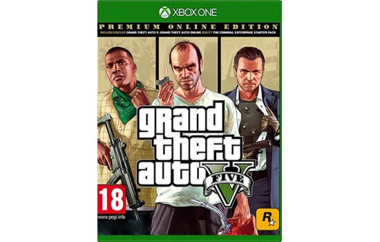 GTA 5 Xbox One Premium AT - NEU & OVP