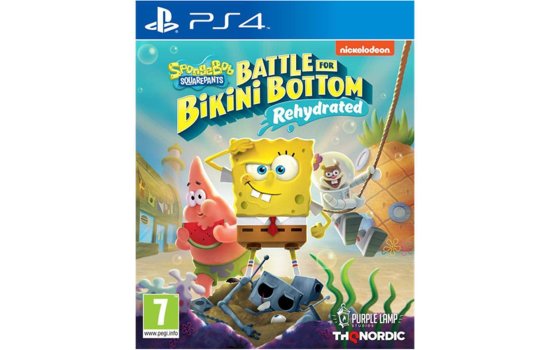 SpongeBob BFBB Rehydrated PS4 Playstation 4 AT Battle for Bikini Bottom