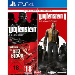 Wolfenstein Triple Pack PS4 Playstation 4 INTERNATIONAL VERSION - NUR ENGLISCH !!