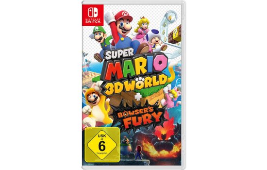 Super Mario 3D World Spiel für Nintendo Switch + Bowsers Fury
