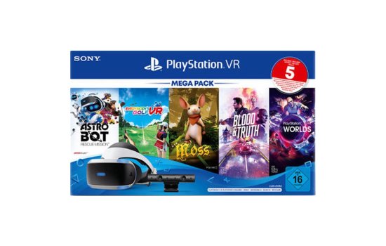 PS4 VR Mega Pack 3 + Kamera + 5 Games CUH-ZVR2