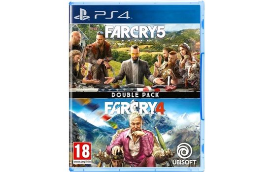 Far Cry Doublepack Spiel für PS4 AT Far Cry 4 + Far Cry 5