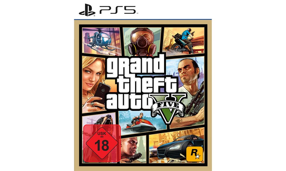 GTA 5 Spiel für PS5 - NEU & OVP box
