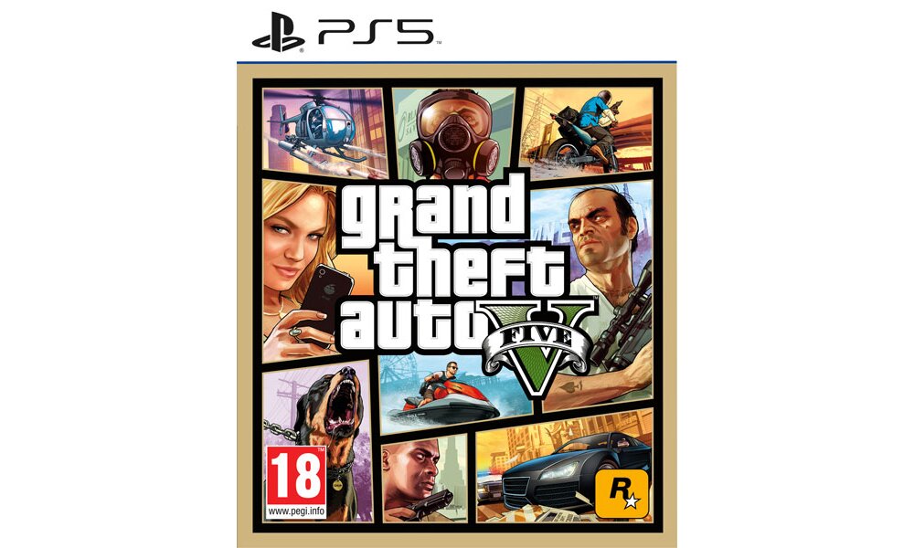 GTA 5 Spiel für PS5 AT box