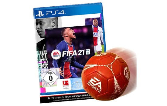 Fifa 21 Spiel für PS4 + Fussball EA Sports