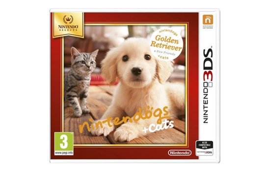 Nintendogs Retriever+Friends 3DS UK SELECTS