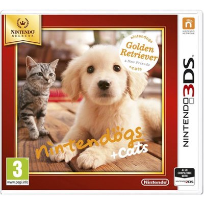 Nintendogs Retriever+Friends 3DS UK SELECTS