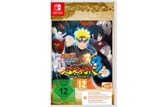 Naruto  Ultimate NinjaStorm 3  Switch Budg.<br>Code in a Box  Full Burst