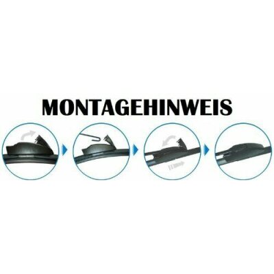 Front- und Heckscheibenwischer Set für Mazda MPV II | 1999-2005
