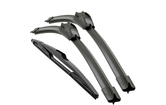 Front- und Heckscheibenwischer Set für Mazda CX-7 | BJ 2006-2016 - Flachbalken