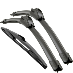 Front- und Heckscheibenwischer Set für Mazda CX-7 | BJ 2006-2016 - Flachbalken
