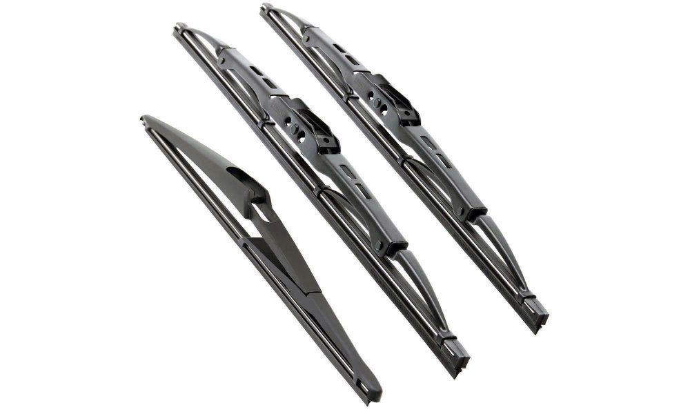 Front- und Heckscheibenwischer Set für Opel Corsa C...