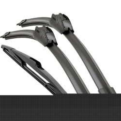 Front- und Heckscheibenwischer Set für Dacia Duster  11/2014-11/2016 Flachbalken