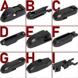 Front- und Heckscheibenwischer Set für Mercedes A Klasse | W169  09|2004-08|2012
