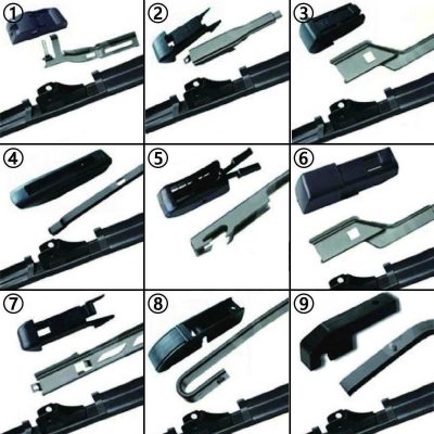 Front- und Heckscheibenwischer Set für Peugeot 308 | SW | 09|2007-04|2014