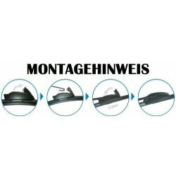 Front- und Heckscheibenwischer Set für Mazda CX-5 | 2012-2016 Flachbalken