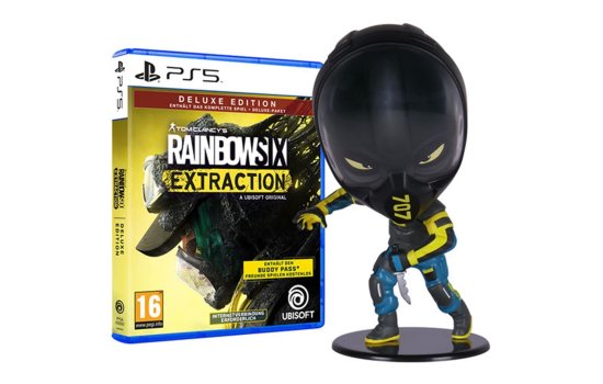 Rainbow Six Extractions  Spiel für PS5  AT  Deluxe Edition incl Chibi Figur "Vigil" (Free Upgrade to PS5)