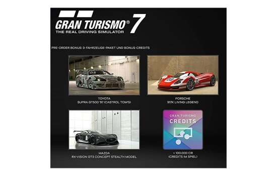 Gran Turismo 7 Bonus Pre Order Bonus code PS4/PS5 USA version +100,000  Credits 711719551751