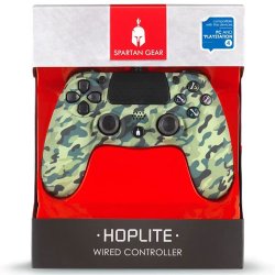 PS4 Controller Spartan Gear Hoplite wired camo kompatibel mit PC und PS4