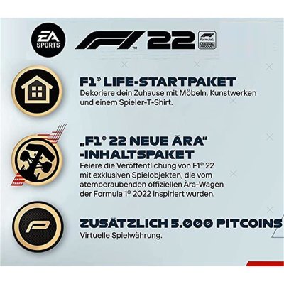 Pre-Order Bonus DLC für F1 22 5000 PitCoin...