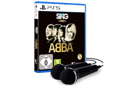Lets Sing ABBA  Spiel für PS5 + 2 Mics