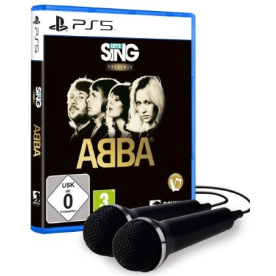 Lets Sing ABBA  Spiel für PS5 + 2 Mics