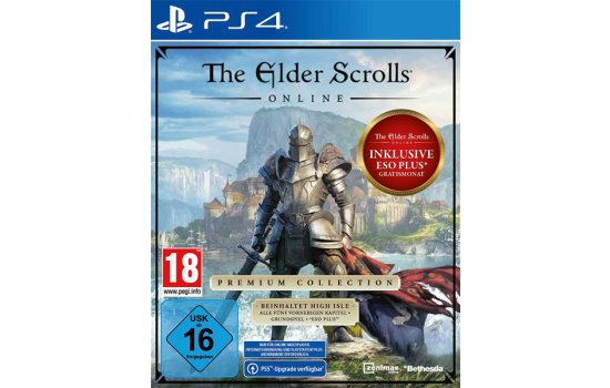 Elder Scrolls Onl.  Spiel für PS4  Premium Collection inkl. 1 Monat ESO Plus