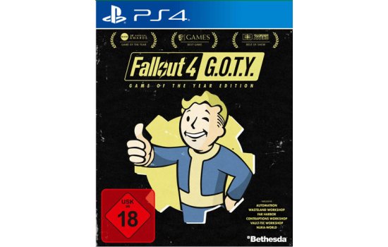 Fallout 4  Spiel für PS4  GOTY  25 Jahre Jubiläums Ed. Limitierte Steelbook Edition