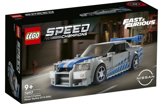 LEGO® Speed Champions: 76917 - 2 Fast 2 Furious – Nissan Skyline GT-R (R34) - Paul Walker - EOL 2026