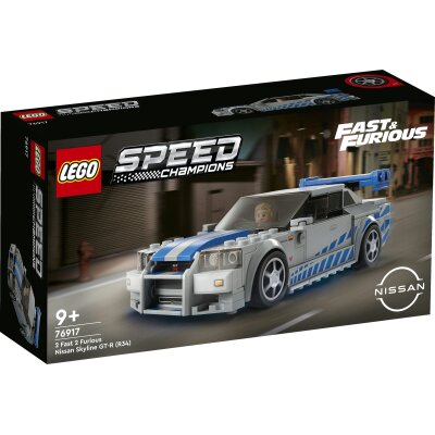 LEGO® Speed Champions: 76917 - 2 Fast 2 Furious – Nissan Skyline GT-R (R34) - Paul Walker - EOL 2026