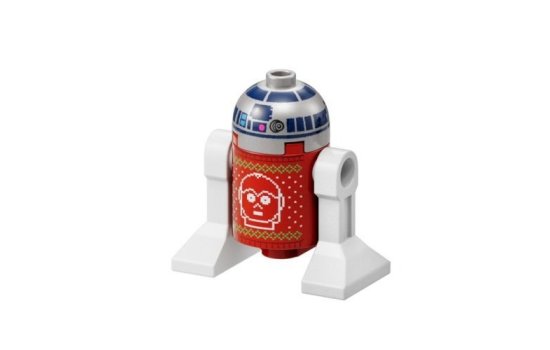 LEGO® Star Wars™ Minifigur: R2-D2 mit Weihnachtspullover - aus 75340 Weihnachten