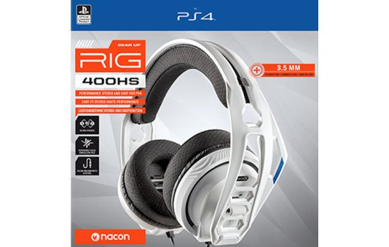 PS4 Headset Nacon 400HS white