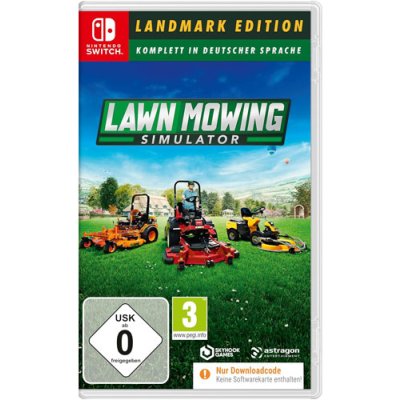 Lawn Mowing Simulator: Landmark Ed.  SWITCH CiaB  Code in...