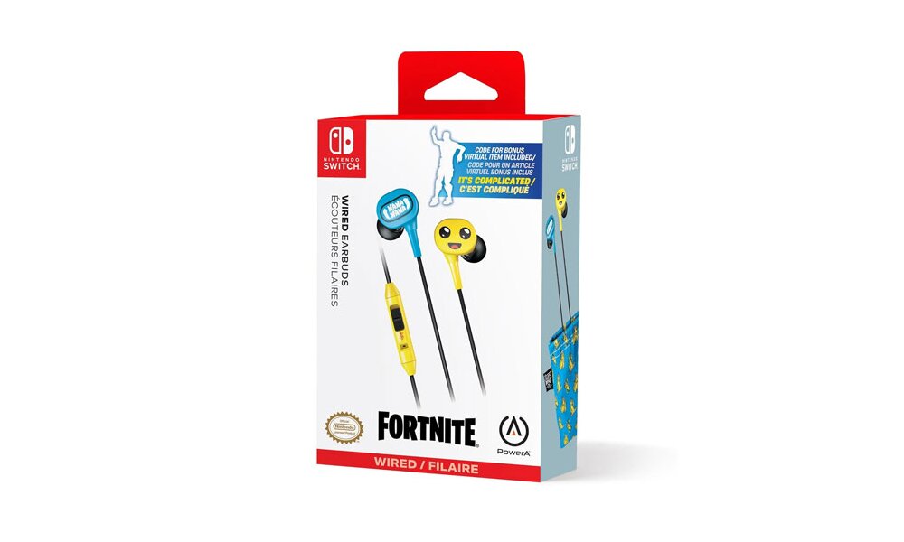 Switch Kopfhörer Earbuds wired Fortnite Peely  PowerA