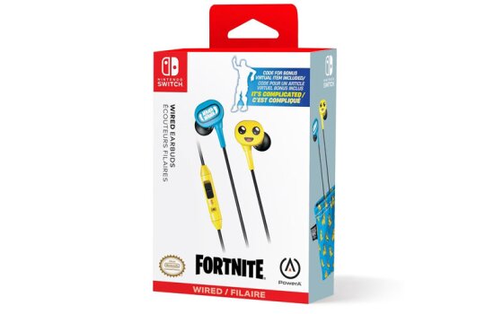 Switch Kopfhörer Earbuds wired Fortnite Peely  PowerA