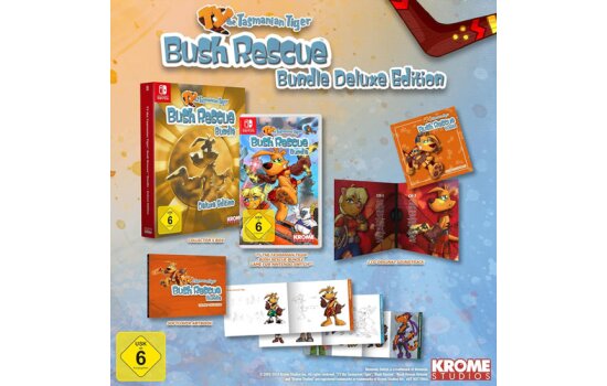 Ty the Tasmanian Tiger Bush Rescue DELUXE Spiel für Nintendo Switch - NEU & OVP