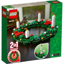 LEGO® Seasonal: 40426 - Türkranz / Adventskranz 2in1 - EOL 2023