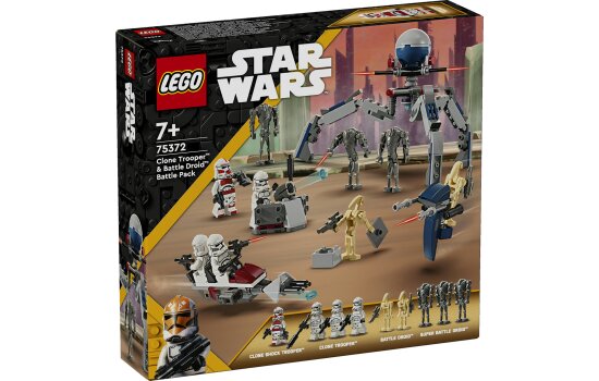LEGO® Star Wars: 75372 - Clone Trooper™ & Battle Droid™ Battle Pack - EOL 2026